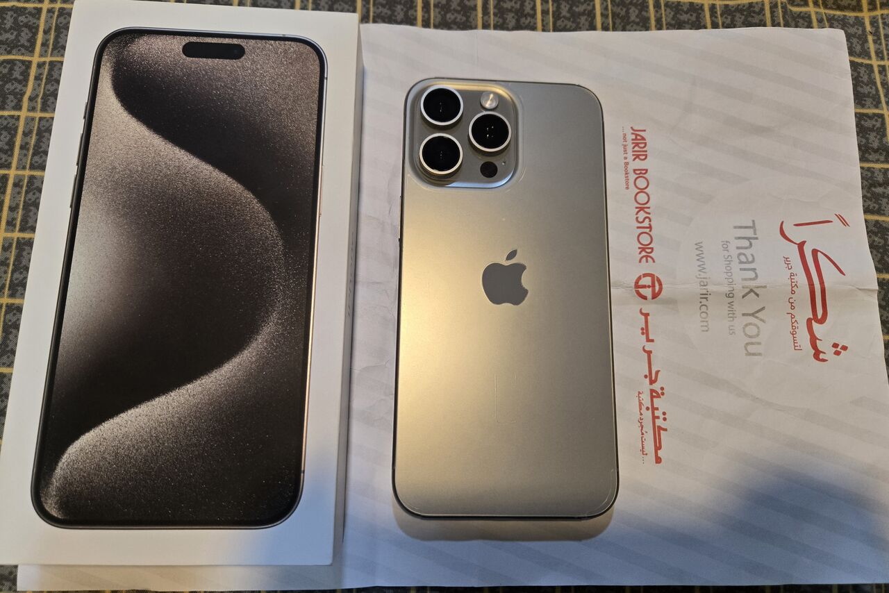 Riyadh, Mobile Phones, SAR 2900,  Iphone 15 Pro Max 256 GB - Urban Titanium