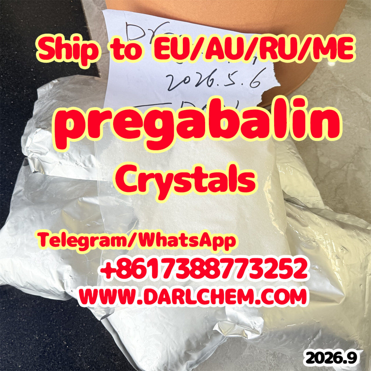 New York, Health & Beauty Items, USD 10,  Factory Supply 99% Prega--balin Salt