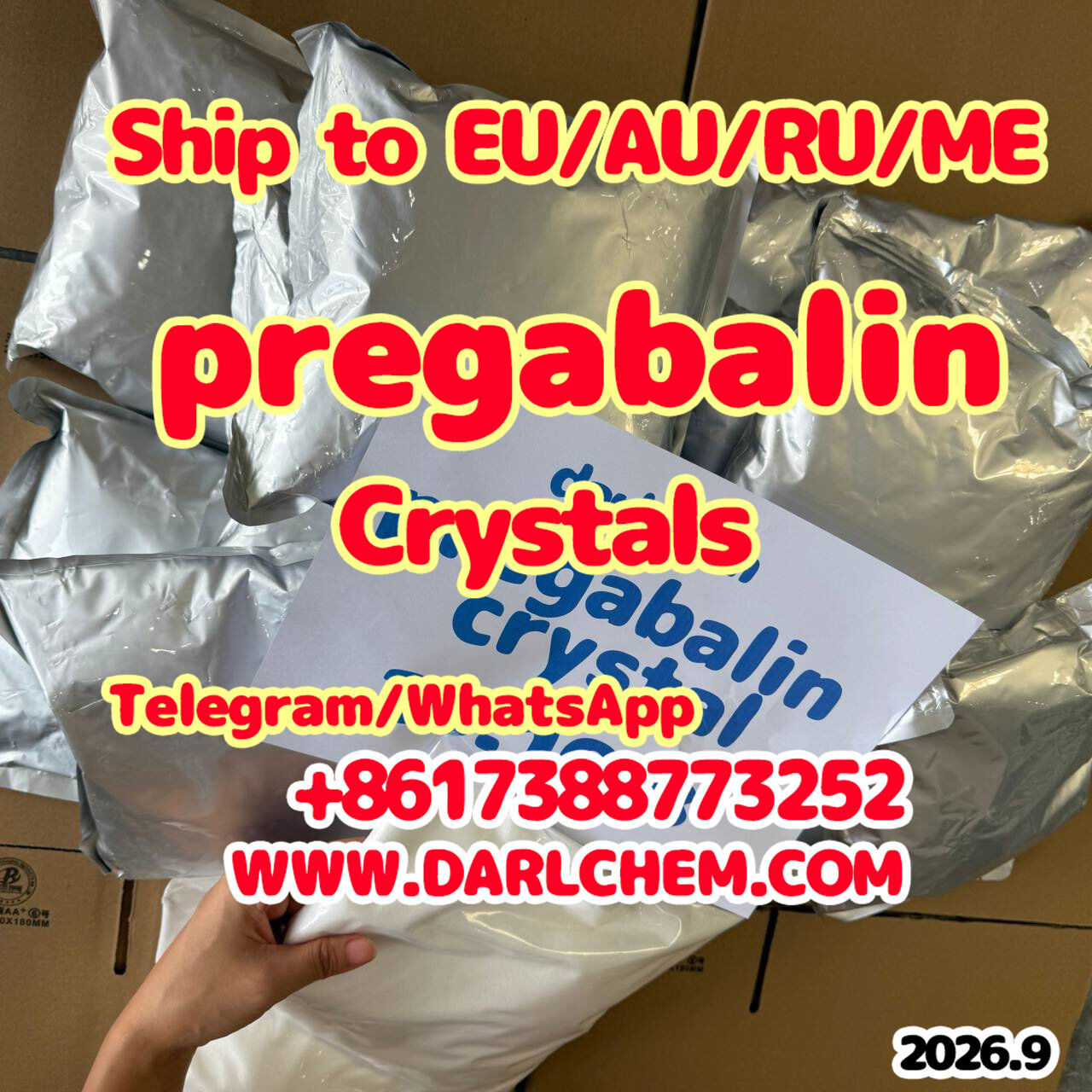 New York, Health & Beauty Items, USD 10,  Factory Supply 99% Prega--balin Salt