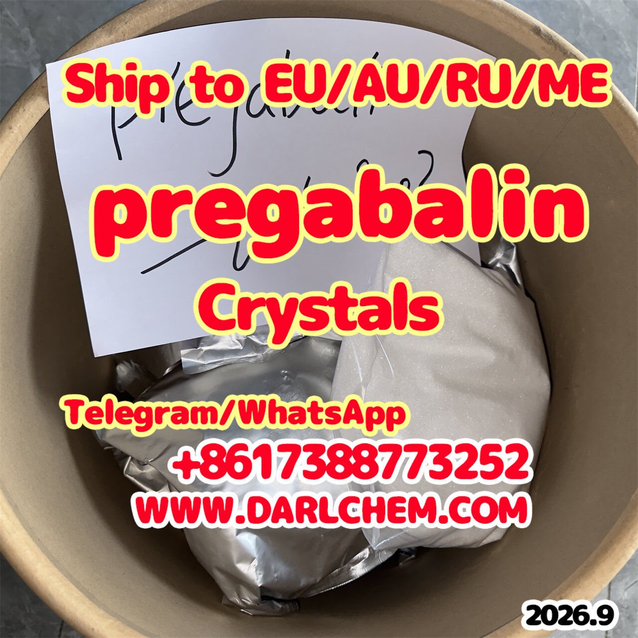 New York, Health & Beauty Items, USD 10,  Factory Supply 99% Prega--balin Salt