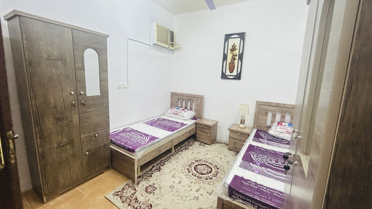 Hara, Bedspace For Rent, SAR 450/month,  One Room New Setup Bed Space Available For 2 Friends