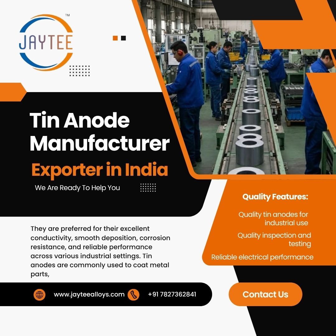 Ghaziabad, Wholesale Products, Tin Anode Exporter & Manufacturer In India &ndash; Bulk Supply