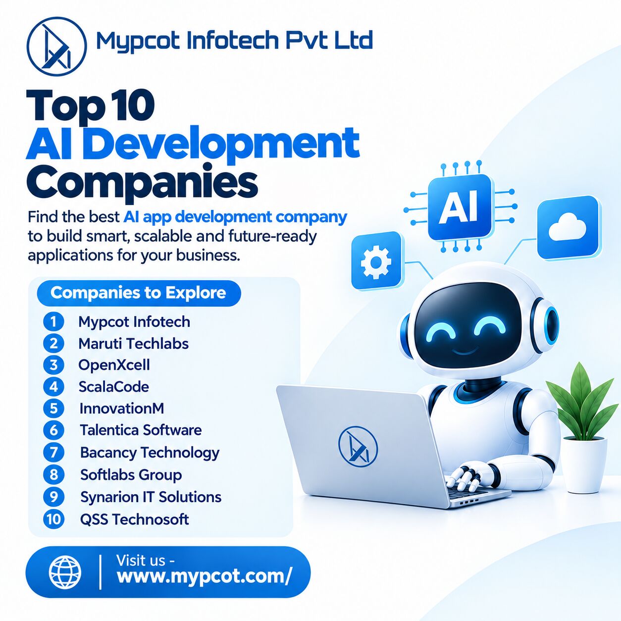 Mumbai, Web Design & Development, What Are The Top 10 AI Development Companies?
