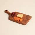 USD 15,  Acacia Wood Handcrafted Chopping Board With Handle, 6.75x14"