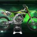 Durable Kawasaki Dirtbike Graphics For Racing