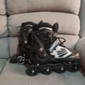 SAR 110,  Adjustable Inline Skates / Roller Skates With Flashing Wheels &ndash; EU 38-41 (Size L)