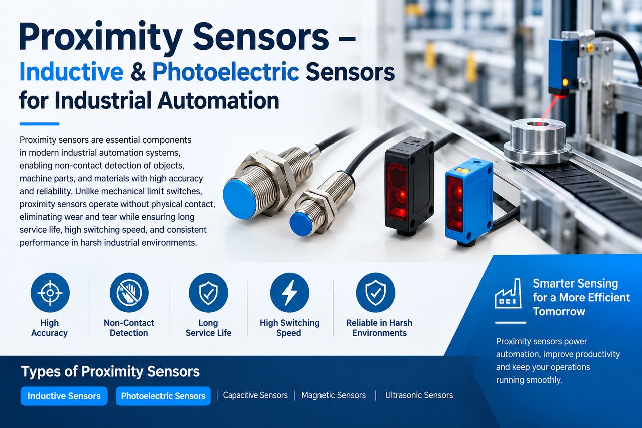 Ghaziabad, Automotive, Proximity Sensors &ndash; Inductive & Photoelectric Sensors For Industrial Automation