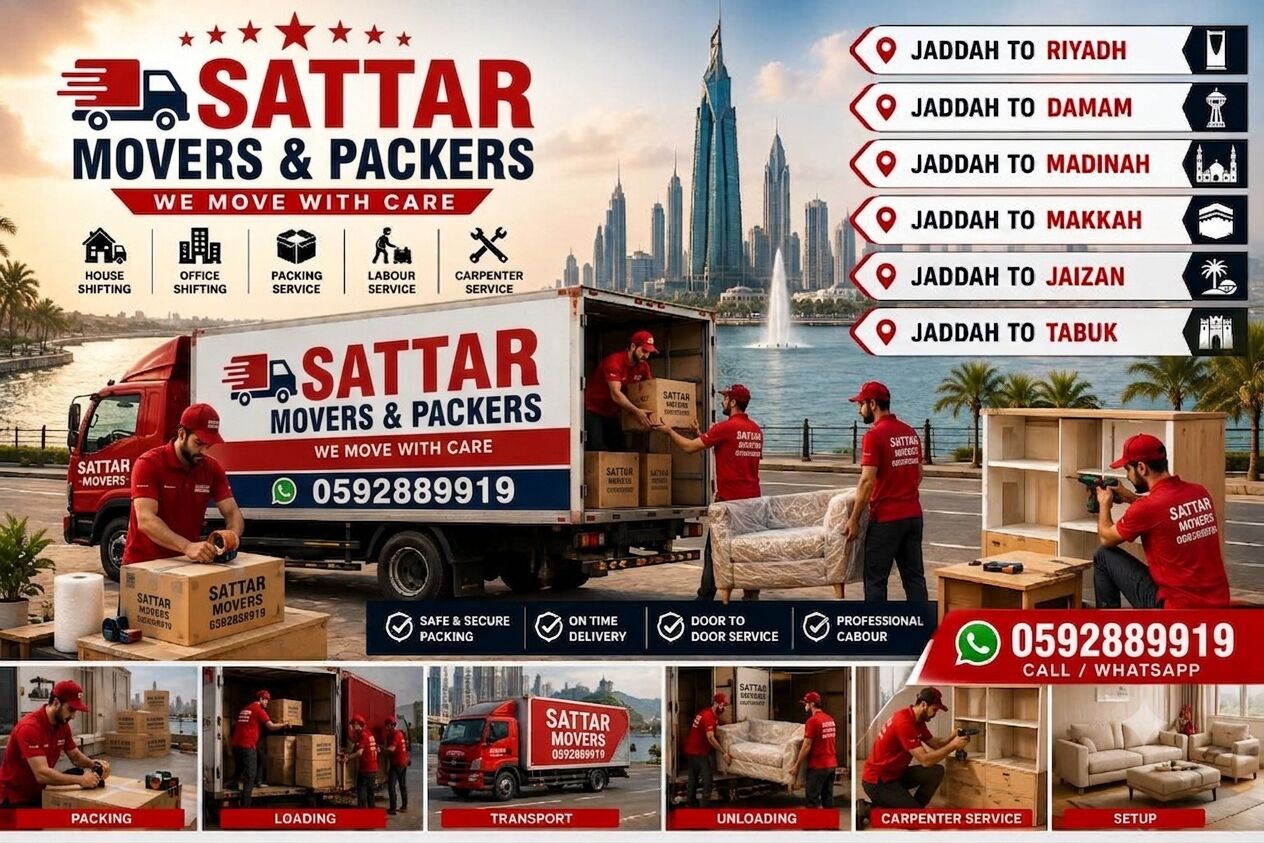 Jeddah, Household, SATTAR MOVERS AND PACKERS HOUSE SHIFTING SERVICE IN JEDDAH DYNA AND DABBAB 0592889919