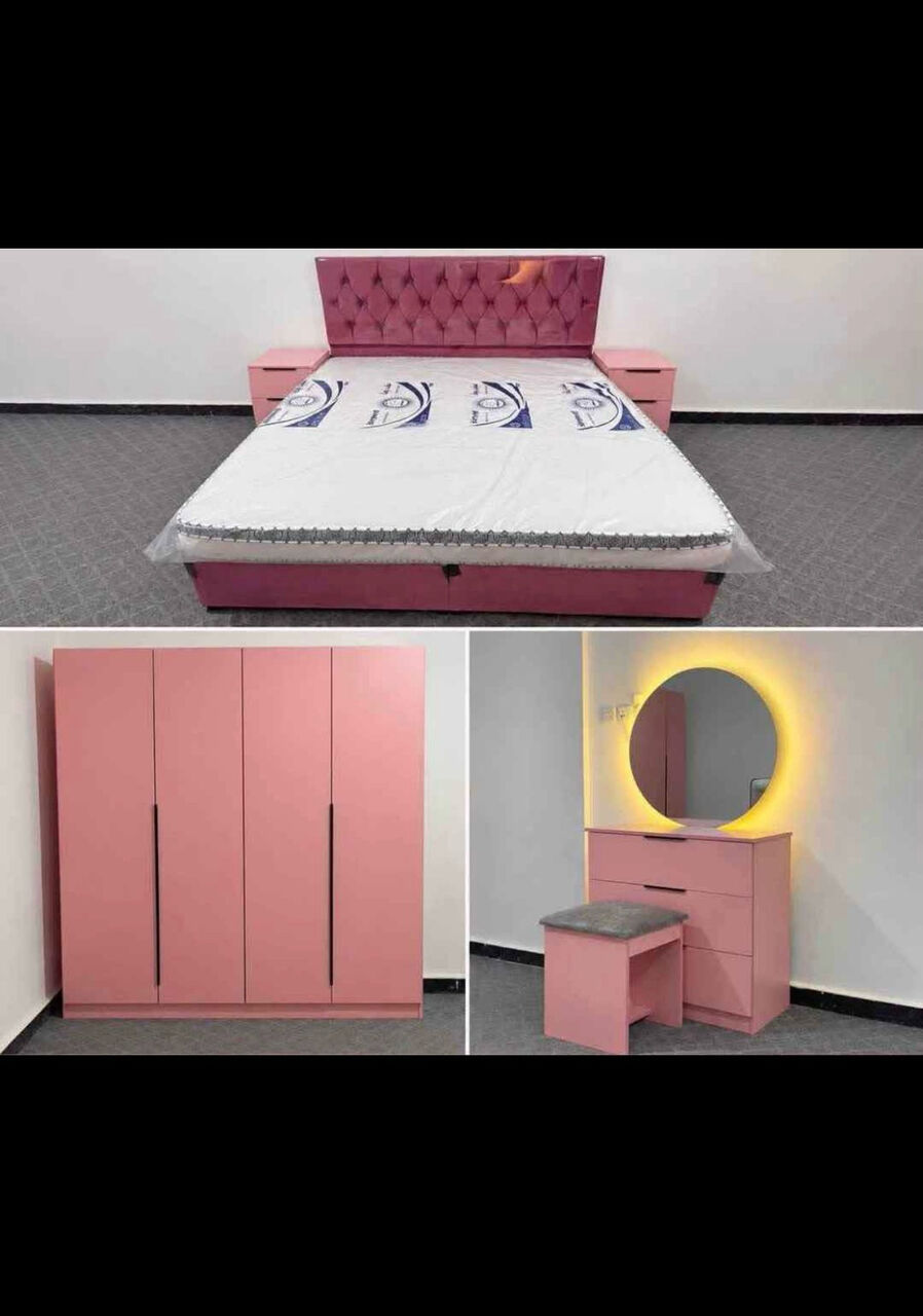 Jeddah, Furniture, SAR 33,  Complete Bedroom Set Brand New Available In Jeddah