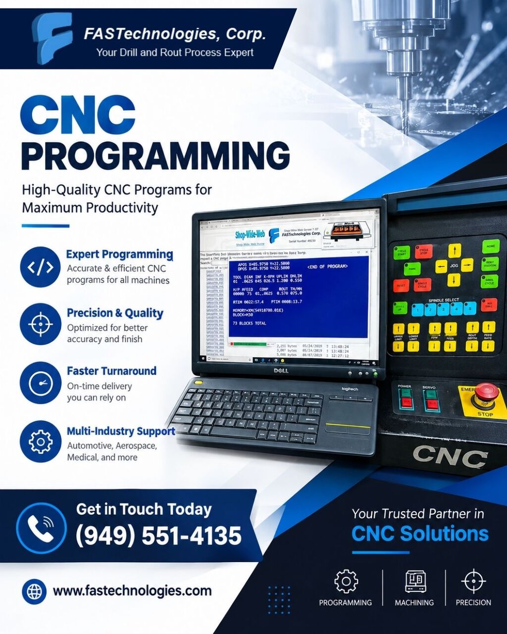 New York, Businesses For Sale, CNC Programming For PCB Manufacturing