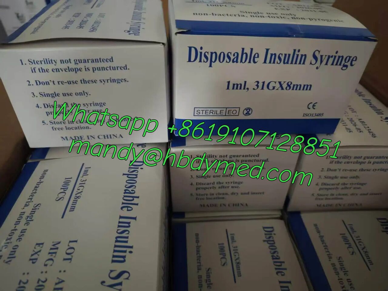 New York, Health & Beauty Items, Disposable 30g Insulin Syringe With 6mm Needle, U100 Insulin Injector For Diabetes