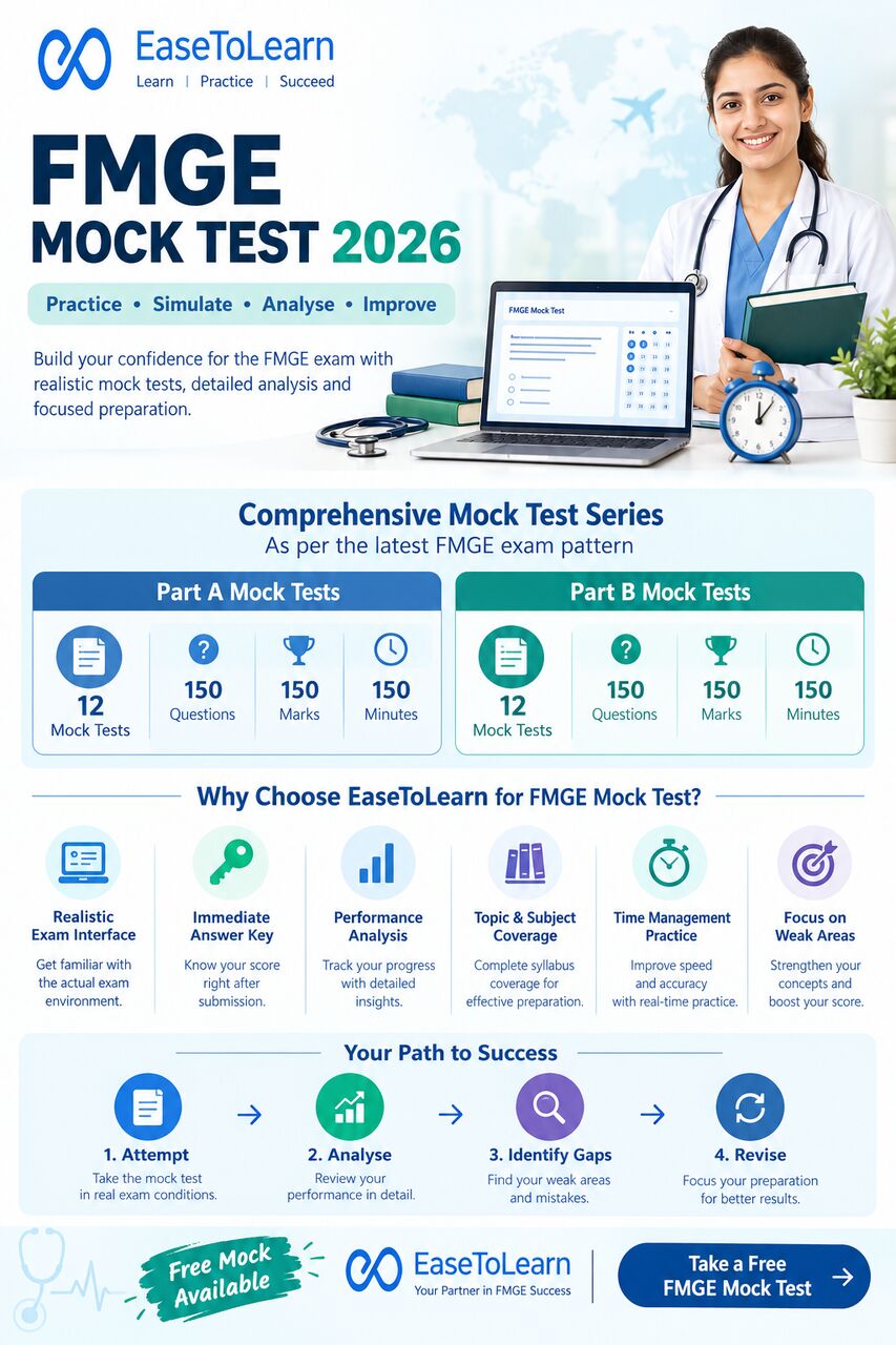 Mumbai, Education, FMGE Mock Test 2026 &ndash; Free Online FMGE Practice Test Series