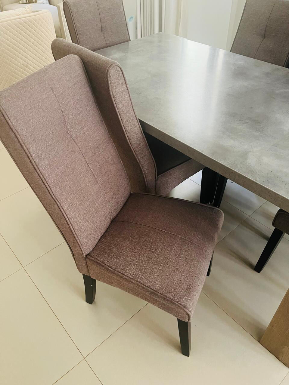 Riyadh, Furniture, SAR 550,  Dining Table With 6 Chairs - Home Box
