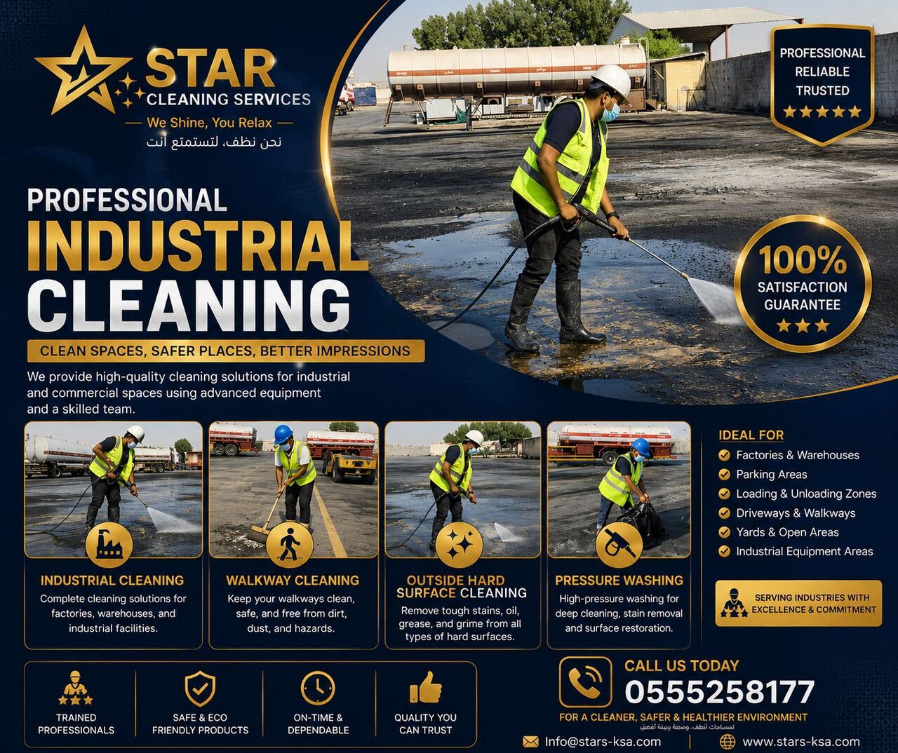 Khobar, Cleaning, 💦 Power Washing Services – Outdoor Floors, Walls & Driveways
