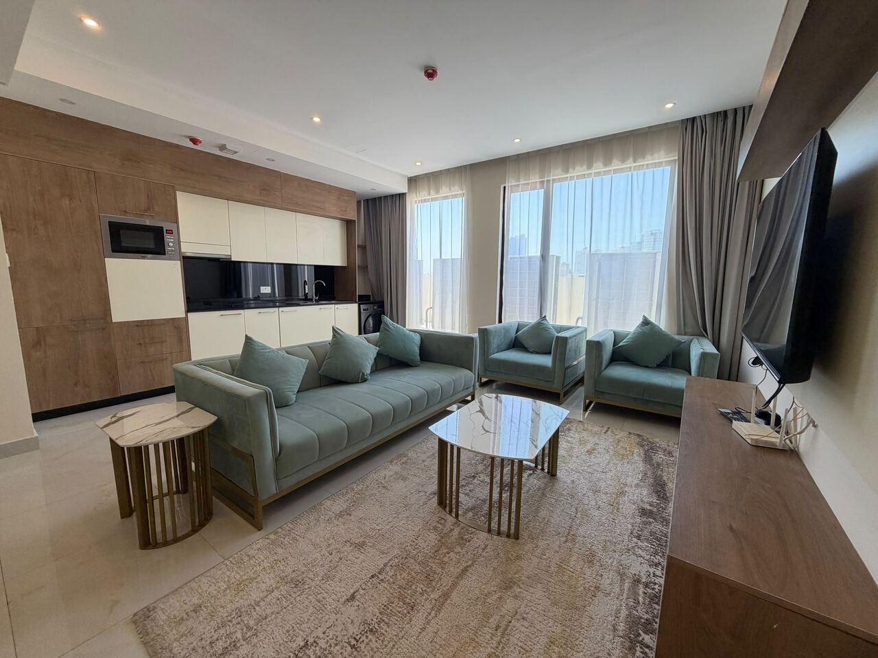 Juffair, Apartments, Flats, Houses & Villas, BHD 280/month,  Furnished,  1 BR,  Apartment For Rent In Juffair | Premium Building | Pool & Gym