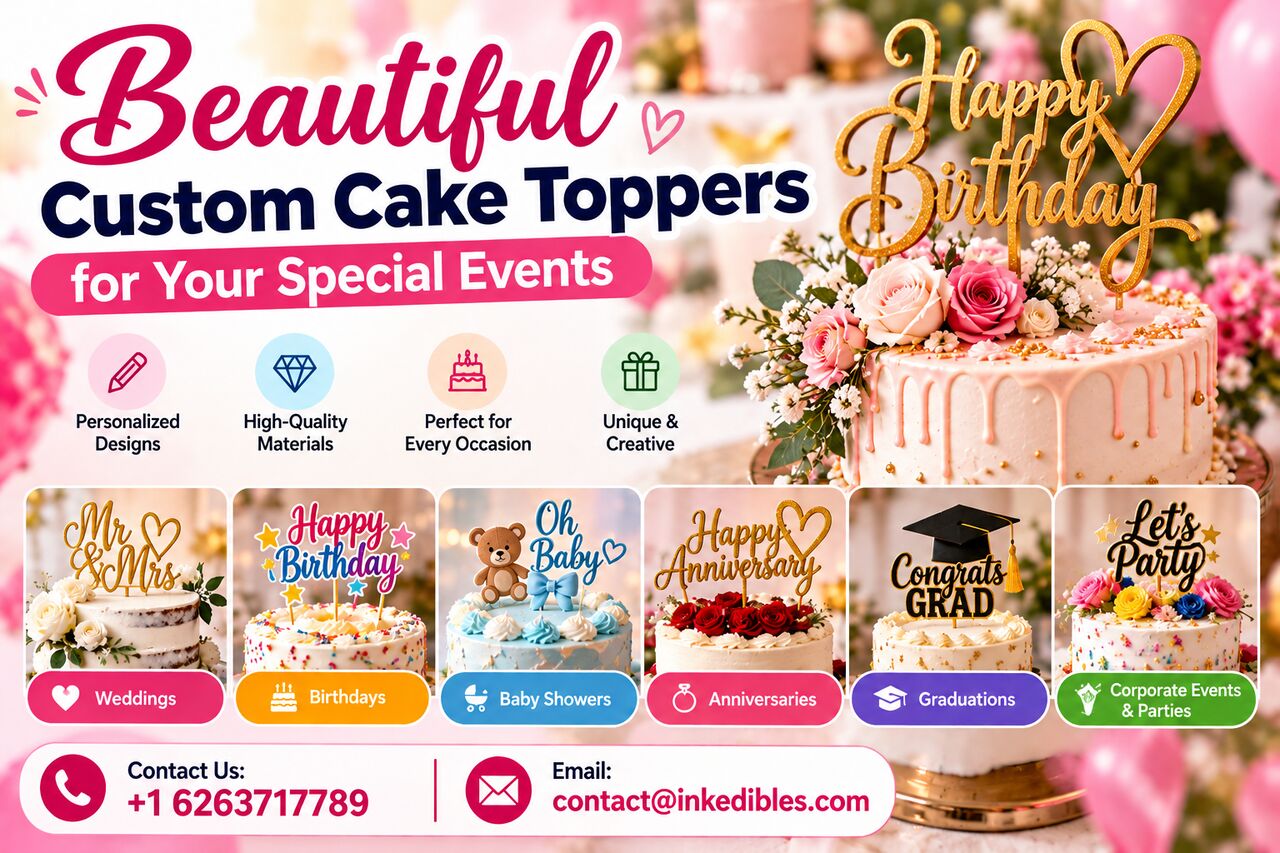 New York, Business, Beautiful Custom Cake Toppers For Your Special Events