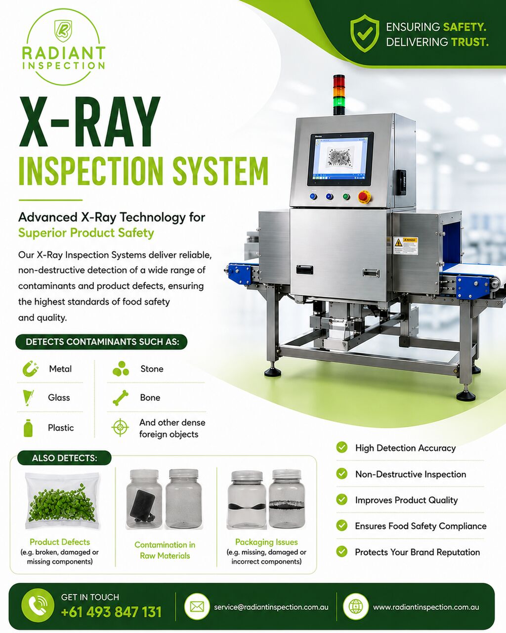 Melbourne, Industrial Machinery, AUD 1,  Reliable X-Ray Inspection & Calibration Services Across Australia