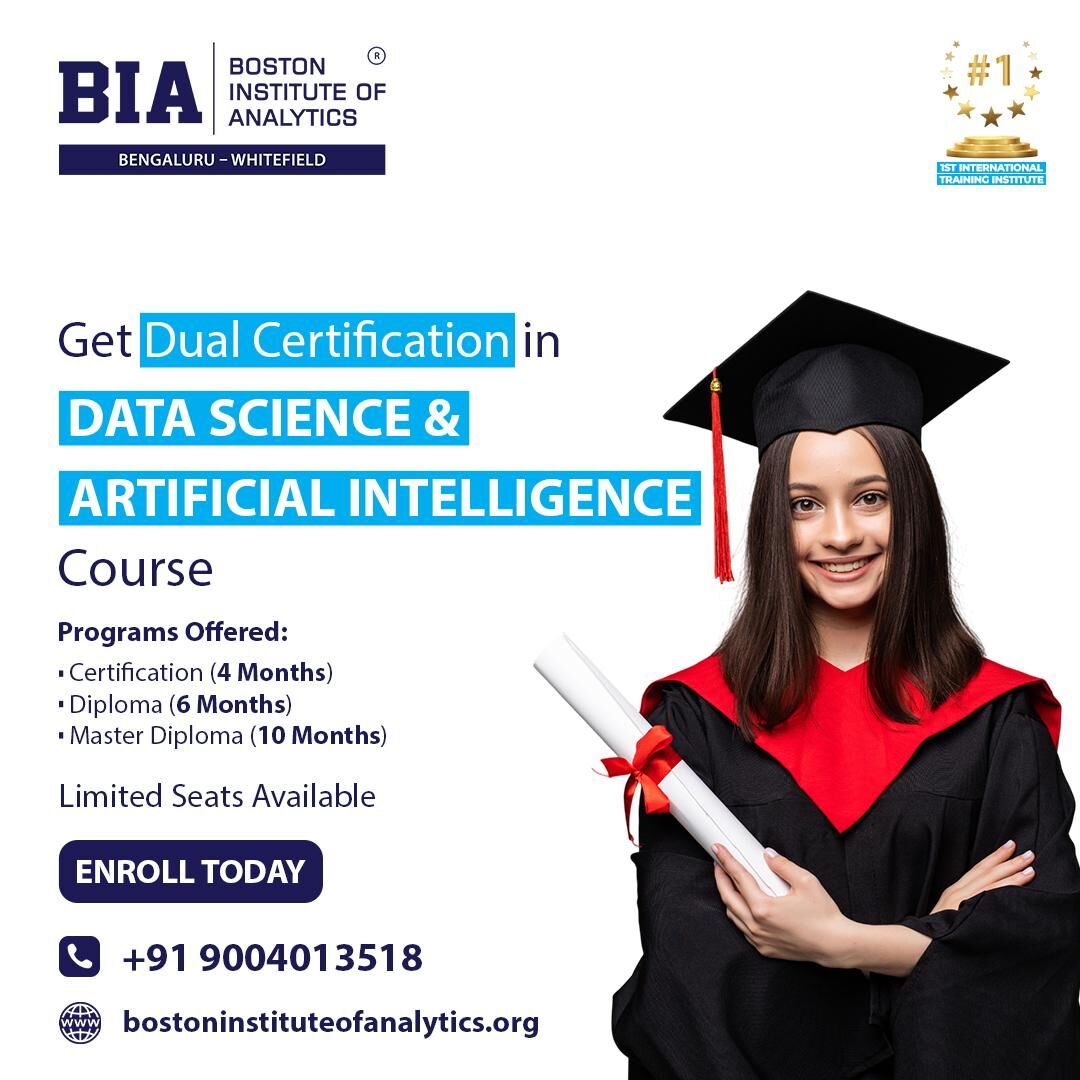 Bangalore, Education, Data Science Course In Online With Placement Guarantee