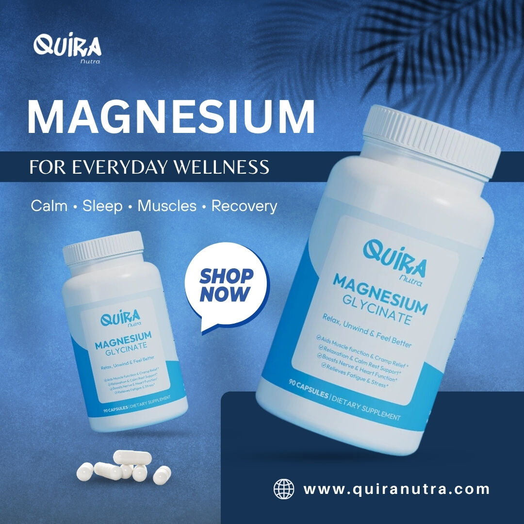 New York, Health & Beauty Items, Premium Magnesium Glycinate Supplement &ndash; Daily Wellness Support