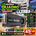 BHD 45,  NVidia Quadro DDR5 4GB Graphics Card - Very Good Working - Ready To Use - In Just 45/-BD