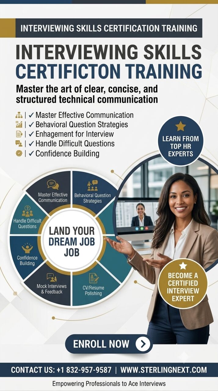 Houston, Education, Interviewing Skills Certification Training For Professionals