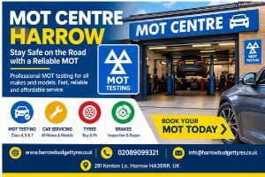 London, Automotive, Professional MOT Centre Harrow For Cars
