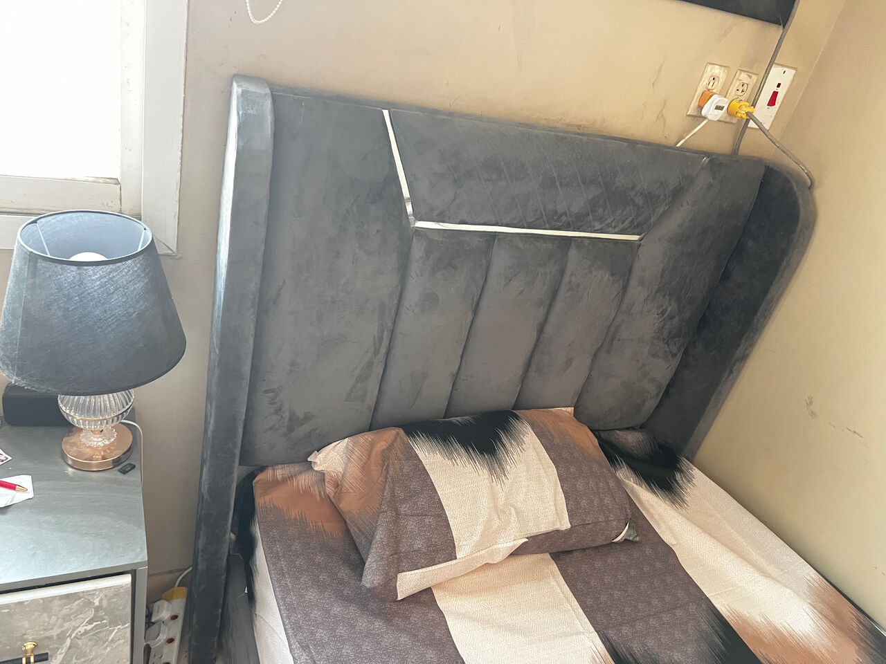 Dammam, Furniture, SAR 380,  Modern Bed With Matress (lightly Used)