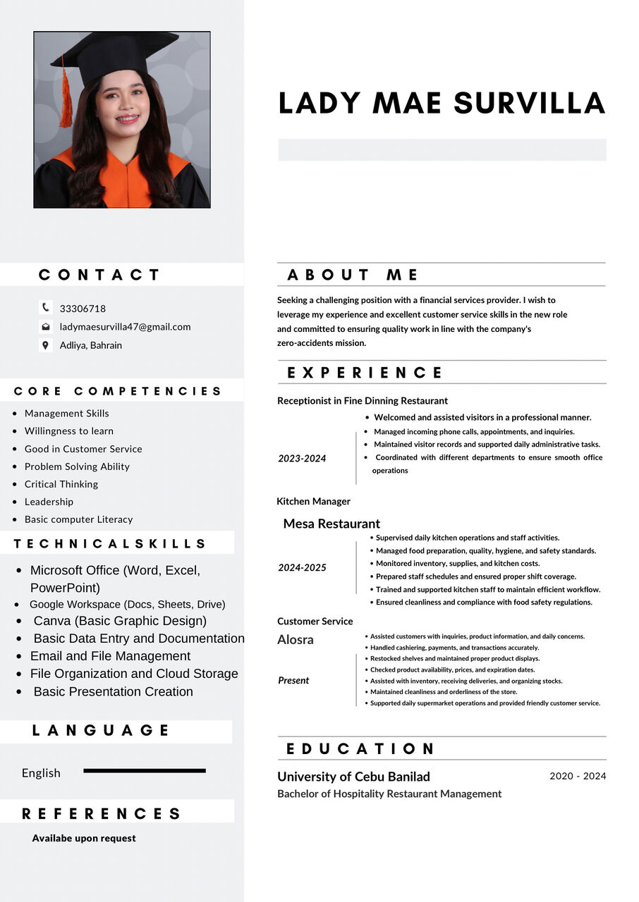 Manama, Job Seekers, Hello Im Looking For Receptionist , Office Or Bank Jobs