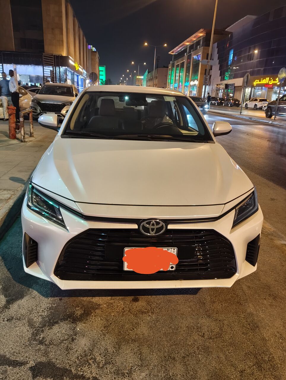 Riyadh, Vehicle Lease Transfer, SAR 1285,  Toyota Yaris 2026 Y Plus Pearl White - Sept Delivered - 700 Km Only Runned