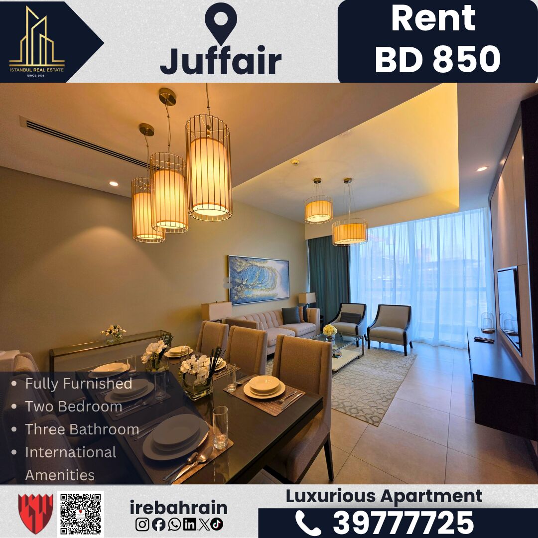 Juffair, Apartments, Flats, Houses & Villas, BHD 850/month,  Furnished,  2 BR,  Fully Furnished 2-Bedroom Apartment For Rent &ndash; Fontana Suites, Juffair | BD 850/- Inclusiv