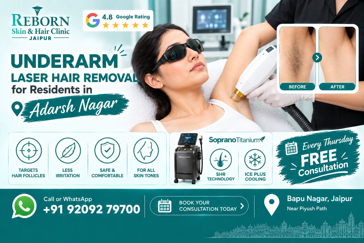 Jaipur, Health & Beauty Items, INR 2500,  Underarm Laser Hair Removal Treatment For Residents In Adarsh Nagar