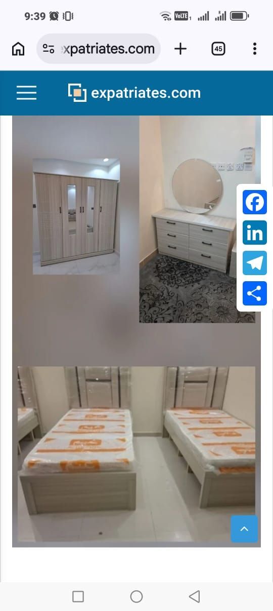 Al Jazirah, Furniture, SAR 123,  New Bedroom Set Sale Online Home Devlree Free