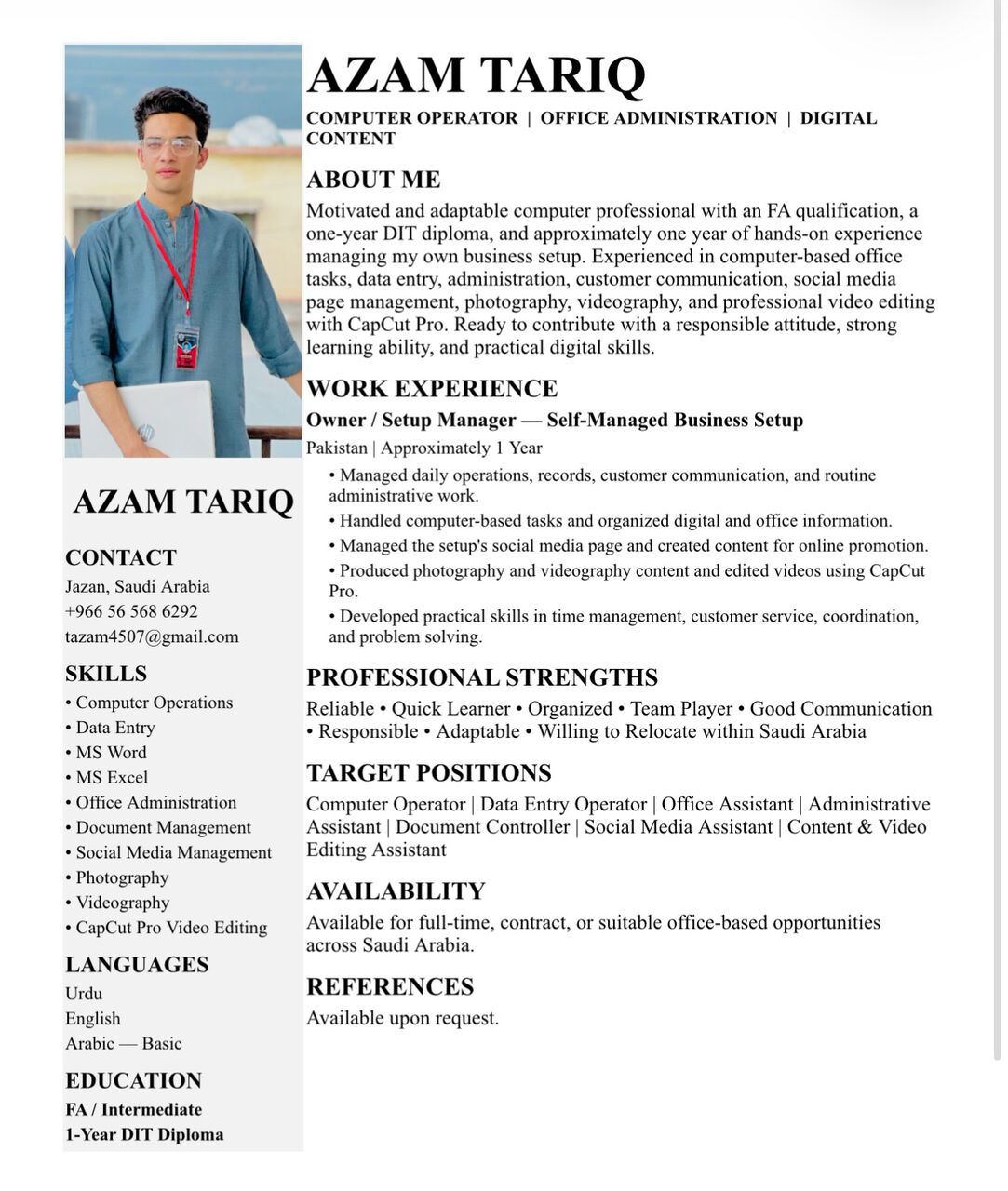 Riyadh, Job Seekers, Office Work