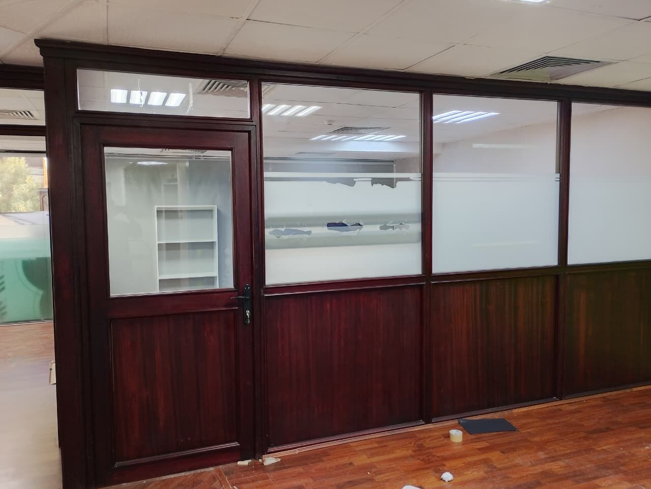 Riyadh, Furniture, USED WOODEN OFFICE PARTITIONS FOR SALE &ndash; RIYADH