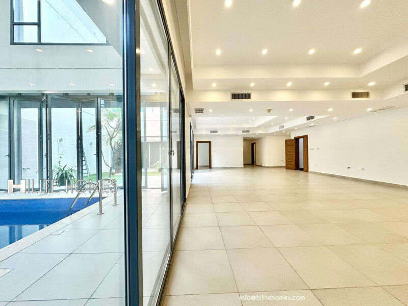 Kuwait City, Apartments, Flats, Houses & Villas, KWD 1150/month,  3 BR,  Three Bedroom Bright Basement For Rent With Pool In Abu Fataira