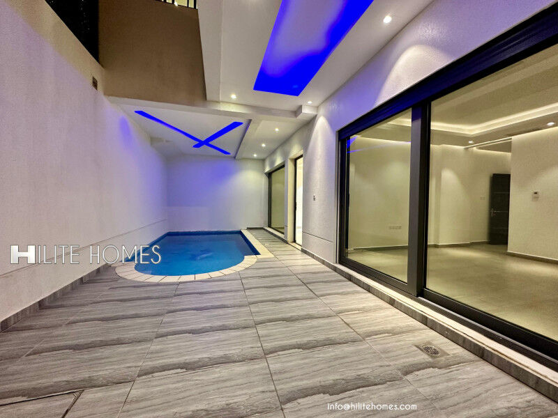 Abu Fatira, Apartments, Flats, Houses & Villas, KWD 850/month,  3 BR,  Three Master Bedroom Basement Floor With Private Pool For Rent In Abu Fatira