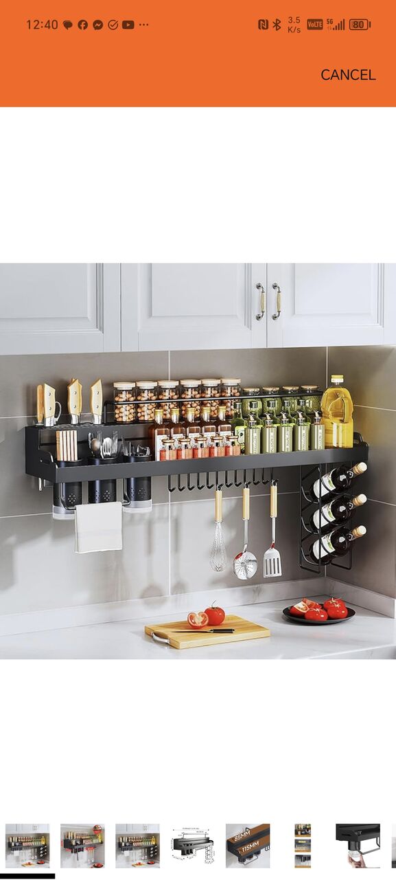 Jubail, Household Items, SAR 150,  Modern Kitchen Items Storage Shelf