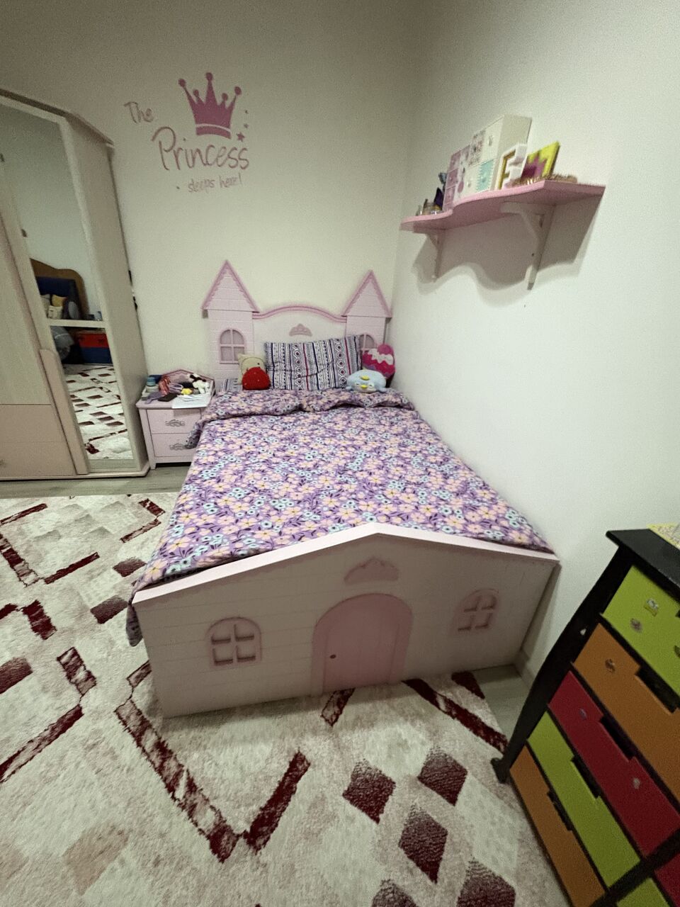Al Nuzha, Furniture, SAR 700,  Princess Castle Bed With Side Table