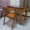 SAR 200, Wooden Study Table With 2 Chairs