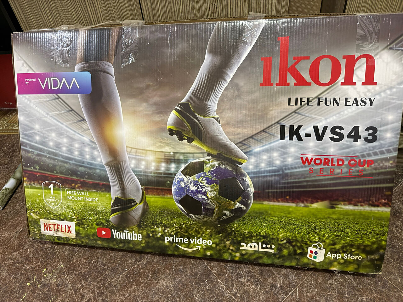 Jeddah, Electronics, SAR 500,  Ikon TV 43" With Set Up Box 1year Subscription