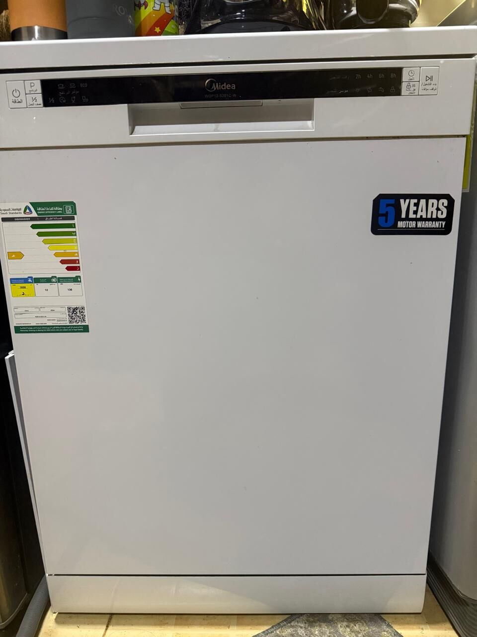 Jubail, Appliances, SAR 450,  Midea Dishwasher 12 Place Settings (Excellent Condition)