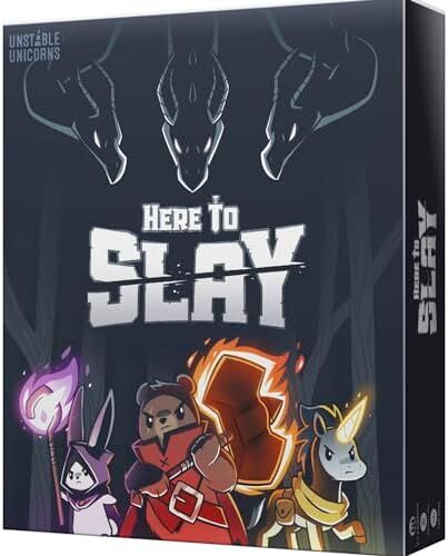 Riyadh, Toys & Games, SAR 60,  TeeTurtle Here To Slay Strategy Card Game Spanish Edition - New