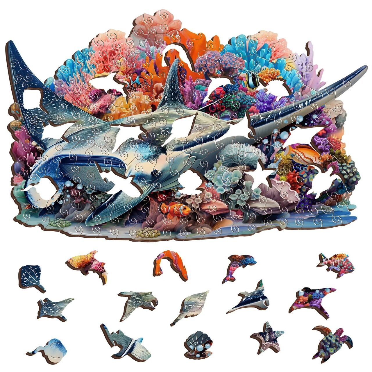 Sydney, Baby & Kid Stuff, AUD 55,  Manta Ray - Puzzle Art Australia