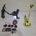 SAR 300,  Kids Drifting Bike With Good Battery And All Accessories & Three-Wheel Kick Scooter