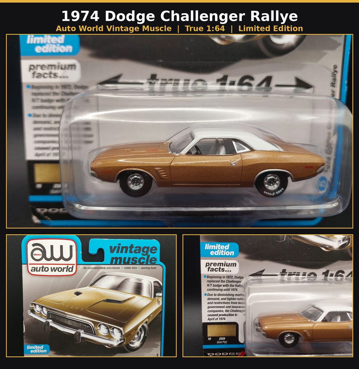 Dammam, Collectibles, SAR 200,  Auto World Vintage Muscle: 2 Classic American Muscle Cars, Still Sealed!
