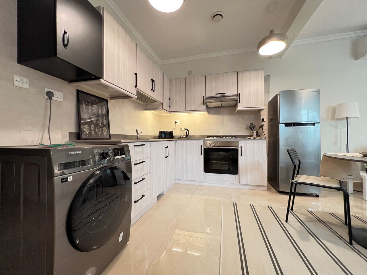 Salwa, Apartments, Flats, Houses & Villas, KWD 300/month,  Furnished,  1 BR,  Salwa &ndash; Lovely, Furnished One Bedroom Apartment W/small Yard