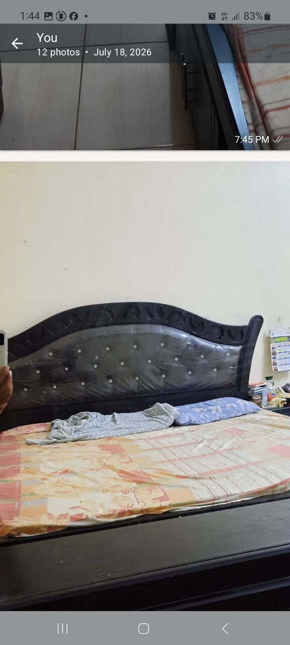 Riyadh, Furniture, SAR 1500,  Double Bed With Matress + Dressing Table + 2 Side Tables