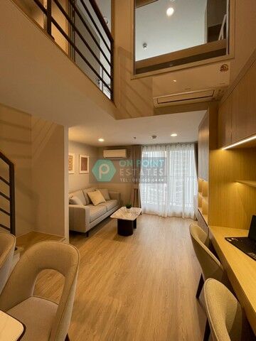 Bangkok, Villas, THB 65000,  56 Sq. Meter,  Culture Chula 2 Bedroom 1 Bathroom (Duplex) For Rent (A2915)