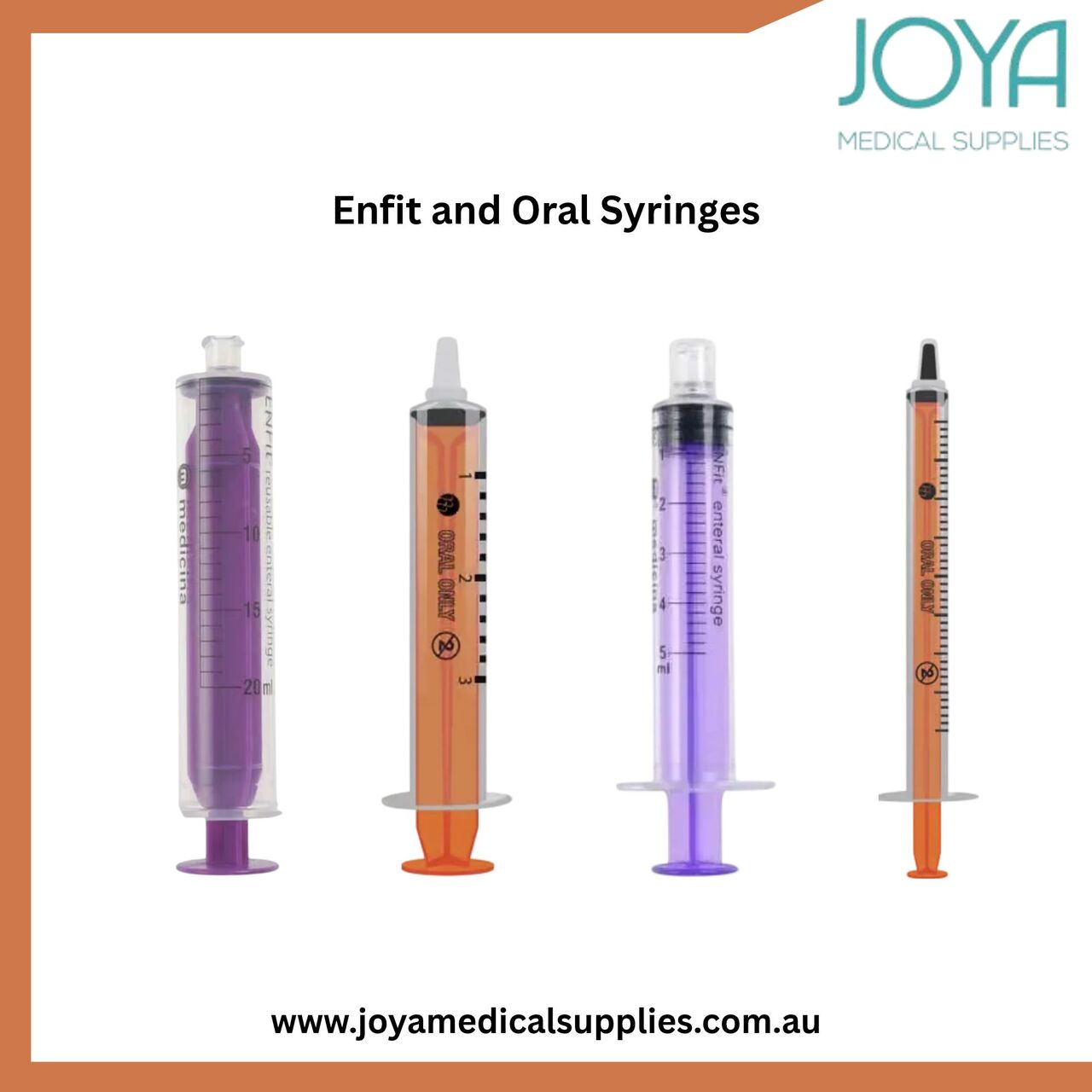 Sydney, Health & Beauty Items, Buy Enfit And Oral Syringes In Australia - Joya Medical Supplies