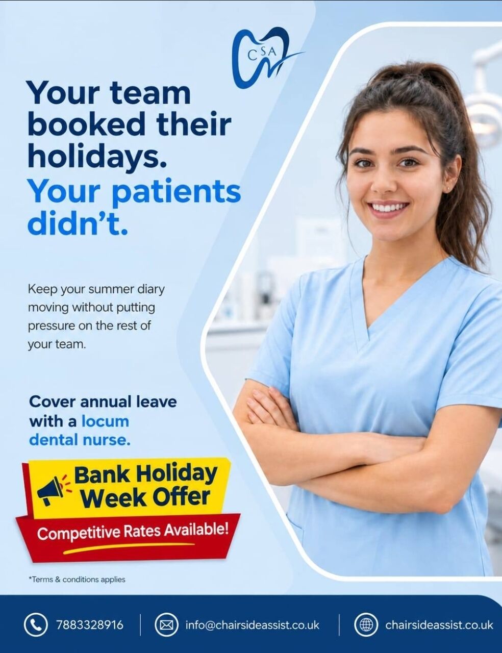 London, Health, ChairSide Assist: Fast-Track Dental Nurse Recruitment In Birmingham